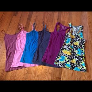 BUNDLE  6 tank tops size medium